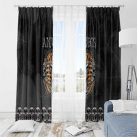 Halloween Egypt Window Curtain Skull Anubis - Wonder Print Shop
