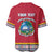 Personalized Liberia Dashiki Baseball Jersey Red Color - Wonder Print Shop