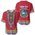 Personalized Liberia Dashiki Baseball Jersey Red Color - Wonder Print Shop