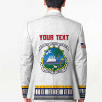 Personalized Liberia Dashiki Blazer White Color - Wonder Print Shop