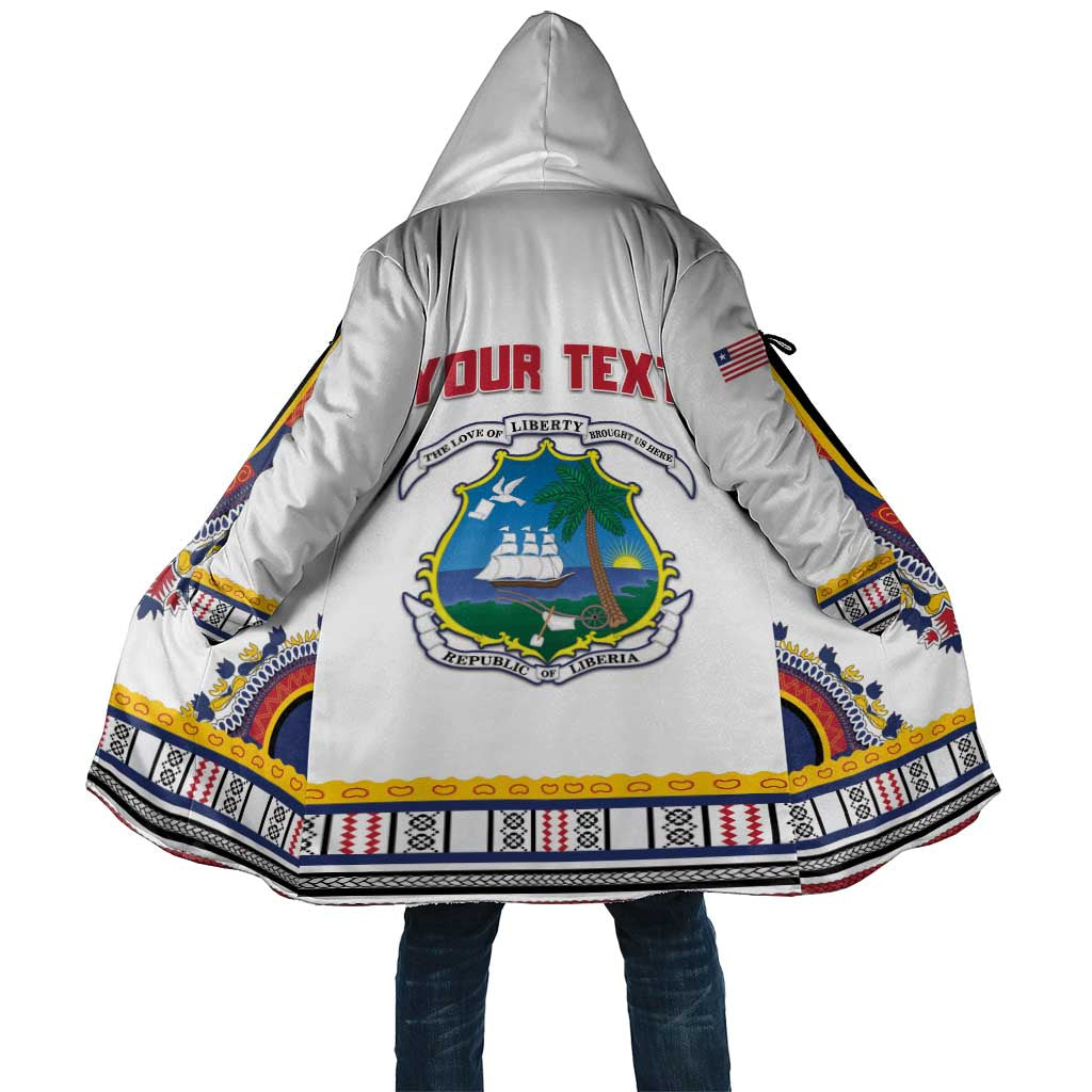 Personalized Liberia Dashiki Cloak White Color - Wonder Print Shop