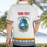 Personalized Liberia Dashiki Hawaiian Shirt White Color - Wonder Print Shop
