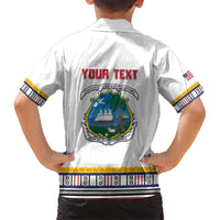 Personalized Liberia Dashiki Hawaiian Shirt White Color - Wonder Print Shop