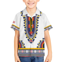 Personalized Liberia Dashiki Kid Hawaiian Shirt White Color - Wonder Print Shop