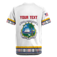 Personalized Liberia Dashiki Rugby Jersey White Color - Wonder Print Shop