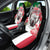 Personalised Sudan Independence Day Car Seat Cover Coat Of Arms Mix Hisbicus - Wonder Print Shop