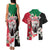 Personalised Sudan Independence Day Couples Matching Tank Maxi Dress and Hawaiian Shirt Coat Of Arms Mix Hisbicus - Wonder Print Shop