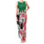 Personalised Sudan Independence Day Family Matching Tank Maxi Dress and Hawaiian Shirt Coat Of Arms Mix Hisbicus - Wonder Print Shop