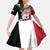 Personalised Sudan Independence Day Kid Short Sleeve Dress Coat Of Arms Mix Hisbicus - Wonder Print Shop
