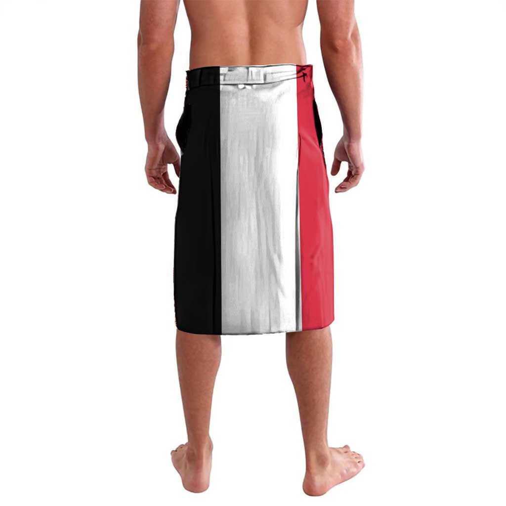 Personalised Sudan Independence Day Lavalava Coat Of Arms Mix Hisbicus - Wonder Print Shop