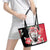 Personalised Sudan Independence Day Leather Tote Bag Coat Of Arms Mix Hisbicus - Wonder Print Shop