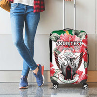 Personalised Sudan Independence Day Luggage Cover Coat Of Arms Mix Hisbicus - Wonder Print Shop