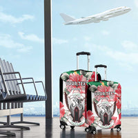 Personalised Sudan Independence Day Luggage Cover Coat Of Arms Mix Hisbicus - Wonder Print Shop
