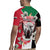 Personalised Sudan Independence Day Rugby Jersey Coat Of Arms Mix Hisbicus - Wonder Print Shop