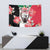 Personalised Sudan Independence Day Tapestry Coat Of Arms Mix Hisbicus - Wonder Print Shop