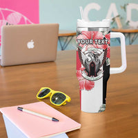 Personalised Sudan Independence Day Tumbler With Handle Coat Of Arms Mix Hisbicus - Wonder Print Shop