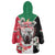 Personalised Sudan Independence Day Wearable Blanket Hoodie Coat Of Arms Mix Hisbicus - Wonder Print Shop