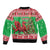 Wales Christmas Bomber Jacket Welsh Dragon Nadolig Llawen - Wonder Print Shop