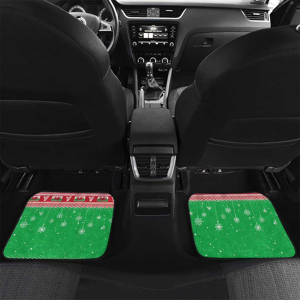 Wales Christmas Car Mats Welsh Dragon Nadolig Llawen - Wonder Print Shop