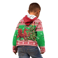 Wales Christmas Kid Hoodie Welsh Dragon Nadolig Llawen - Wonder Print Shop