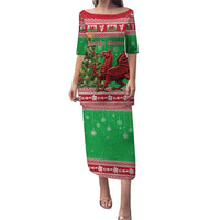 Wales Christmas Puletasi Welsh Dragon Nadolig Llawen - Wonder Print Shop