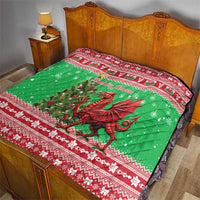 Wales Christmas Quilt Welsh Dragon Nadolig Llawen - Wonder Print Shop