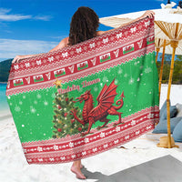 Wales Christmas Sarong Welsh Dragon Nadolig Llawen - Wonder Print Shop