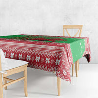 Wales Christmas Tablecloth Welsh Dragon Nadolig Llawen - Wonder Print Shop