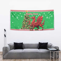 Wales Christmas Tapestry Welsh Dragon Nadolig Llawen - Wonder Print Shop