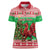 Wales Christmas Women Polo Shirt Welsh Dragon Nadolig Llawen - Wonder Print Shop