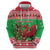 Wales Christmas Zip Hoodie Welsh Dragon Nadolig Llawen - Wonder Print Shop