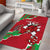 Personalised Wales Area Rug Welsh Dragon - Wonder Print Shop