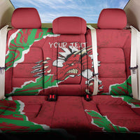 Personalised Wales Back Car Seat Cover Welsh Dragon - Wonder Print Shop