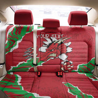Personalised Wales Back Car Seat Cover Welsh Dragon - Wonder Print Shop