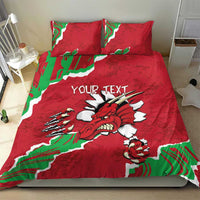 Personalised Wales Bedding Set Welsh Dragon - Wonder Print Shop