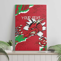 Personalised Wales Canvas Wall Art Welsh Dragon - Wonder Print Shop