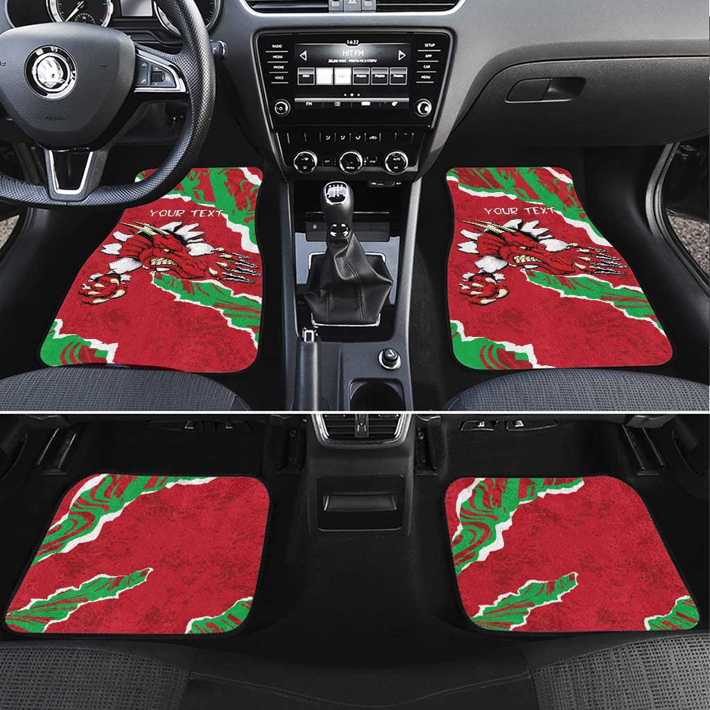 Personalised Wales Car Mats Welsh Dragon - Wonder Print Shop