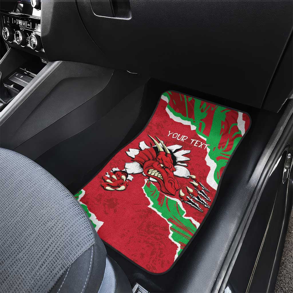 Personalised Wales Car Mats Welsh Dragon - Wonder Print Shop