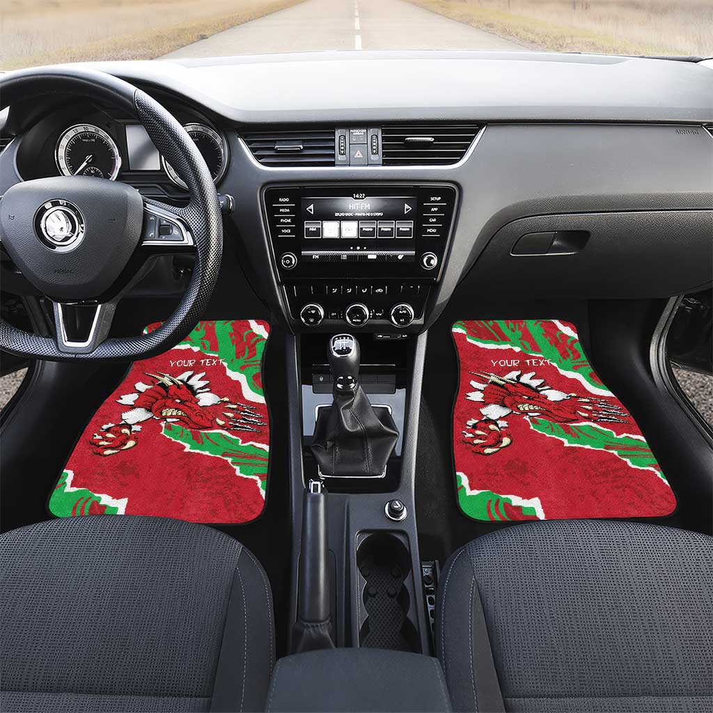 Personalised Wales Car Mats Welsh Dragon - Wonder Print Shop