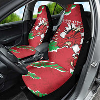 Personalised Wales Car Seat Cover Welsh Dragon - Wonder Print Shop