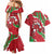 Personalised Wales Couples Matching Mermaid Dress and Hawaiian Shirt Welsh Dragon - Wonder Print Shop