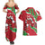 Personalised Wales Couples Matching Summer Maxi Dress and Hawaiian Shirt Welsh Dragon - Wonder Print Shop