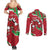 Personalised Wales Couples Matching Summer Maxi Dress and Long Sleeve Button Shirt Welsh Dragon - Wonder Print Shop
