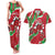 Personalised Wales Couples Matching Tank Maxi Dress and Hawaiian Shirt Welsh Dragon - Wonder Print Shop