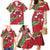 Personalised Wales Family Matching Mermaid Dress and Hawaiian Shirt Welsh Dragon - Wonder Print Shop