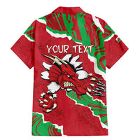 Personalised Wales Family Matching Mermaid Dress and Hawaiian Shirt Welsh Dragon - Wonder Print Shop