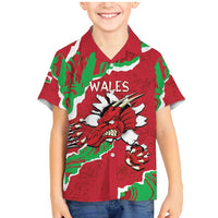 Personalised Wales Family Matching Mermaid Dress and Hawaiian Shirt Welsh Dragon - Wonder Print Shop