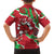 Personalised Wales Family Matching Off The Shoulder Long Sleeve Dress and Hawaiian Shirt Welsh Dragon - Wonder Print Shop