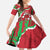 Personalised Wales Family Matching Off Shoulder Maxi Dress and Hawaiian Shirt Welsh Dragon - Wonder Print Shop