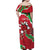Personalised Wales Family Matching Off Shoulder Maxi Dress and Hawaiian Shirt Welsh Dragon - Wonder Print Shop